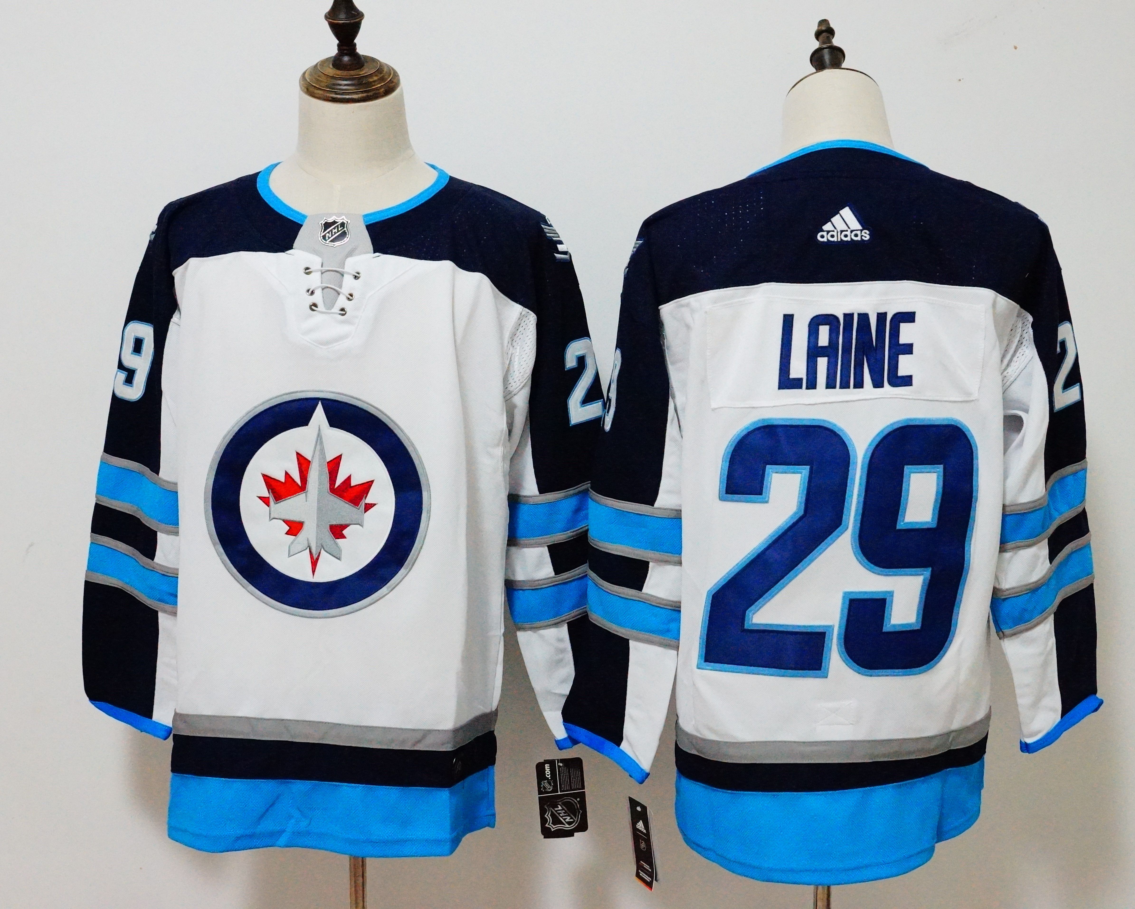 Men Winnipeg Jets #29 Patrik Laine White Hockey Stitched Adidas NHL Jerseys->winnipeg jets->NHL Jersey